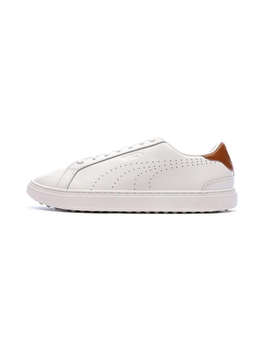 Baskets de golf Blanches/Camel Homme Puma Hypnotic 2