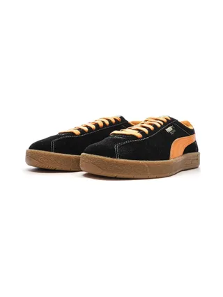 Baskets Noires/Oranges Homme Puma Delphin 6