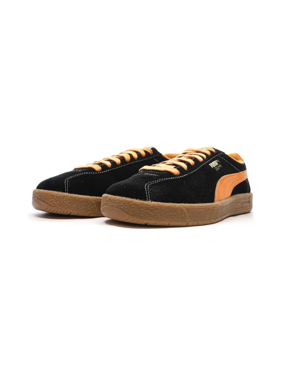 Baskets Noires/Oranges Homme Puma Delphin 7