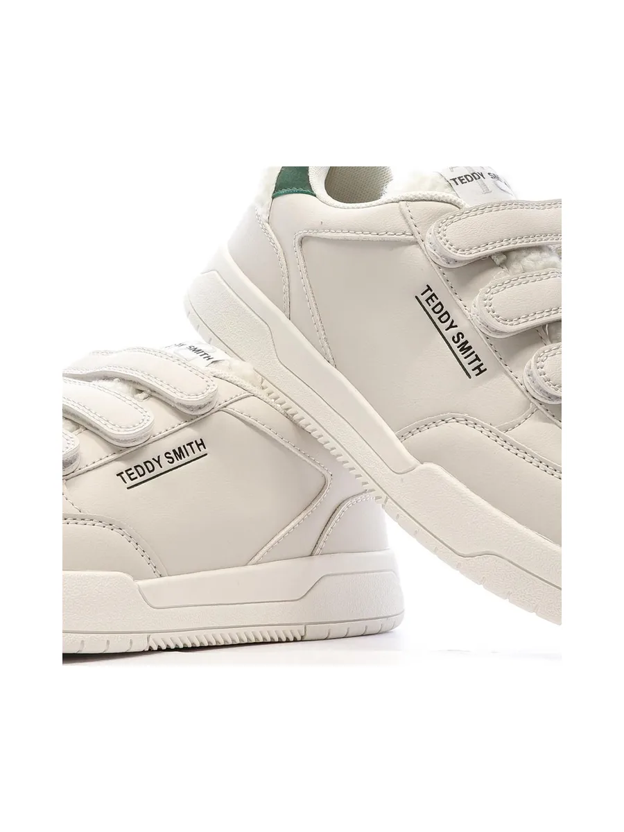 Baskets Ecru/Verte Femme Teddy Smith Sra C 7