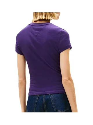 T-Shirt Violet Femme Tommy Hilfiger DW0DW21550 2