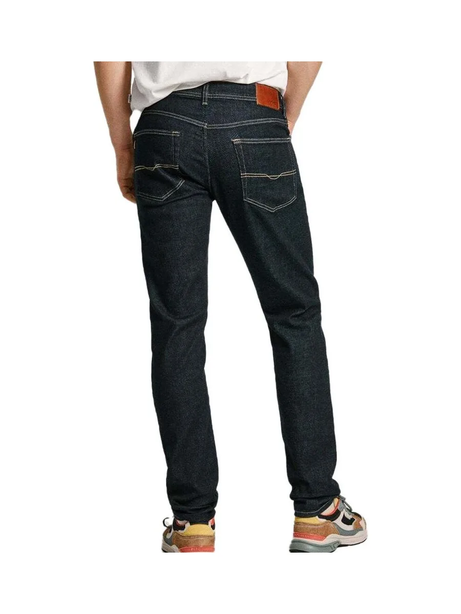 Jean Droit Bleu Brut Homme Pepe Jeans Tapered Jeans Stanley 3