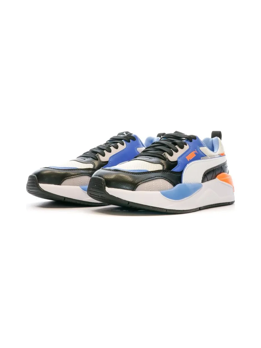 Baskets Blanche/Bleu Homme Puma X-ray 2 Square 7