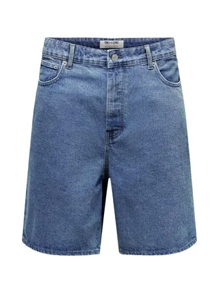 Short en jean Bleu Homme Only & Sons Onsfade 1