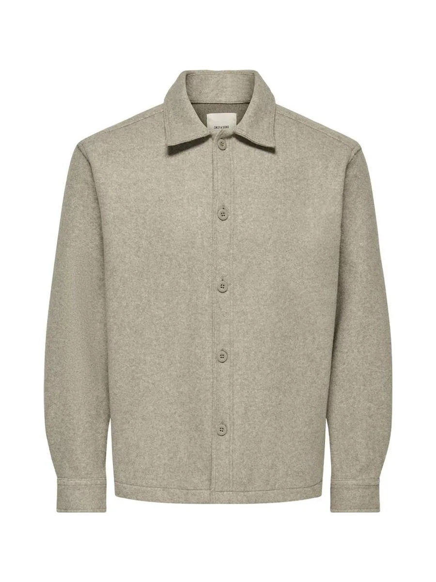 Chemise Beige Homme Only & Sons Stavi Ash 2