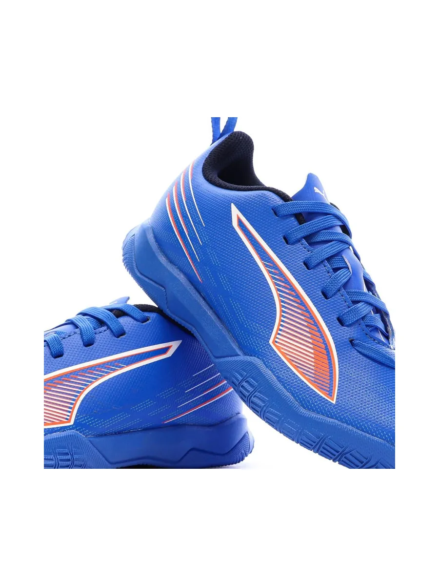 Chaussures de Football Bleu Garçon Puma Ultra 6 Play 8