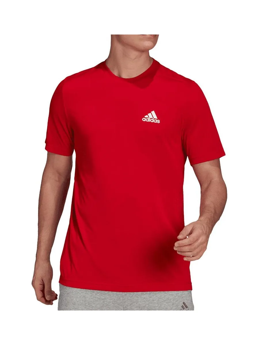 T-Shirt Rouge Homme Adidas FrT 2