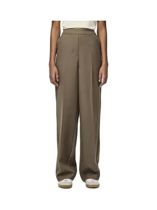 Pantalon fluide Marron Femme Pieces Neva 1