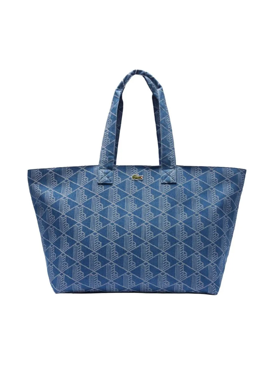 Sac Cabas Bleu Femme Lacoste XL Summer 1