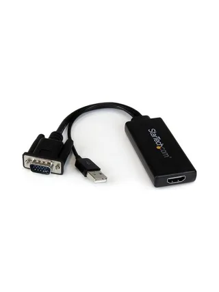 VGA to HDMI Adapter w/USB Power+Audio 1