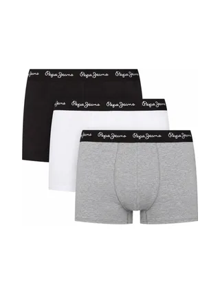 X3 Boxers Noir/Gris/Blanc Homme Pepe Jeans TK 2