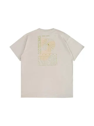 T-Shirt Beige Homme Converse Wordmark Sonar 2