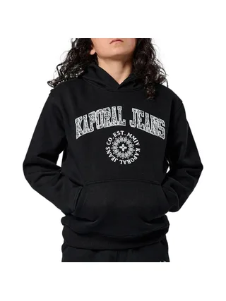 Sweat Capuche Noir Garçon Kaporal Oscar OSCAR25EB32 1