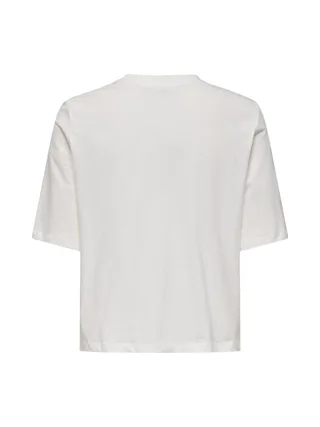 T-shirt Blanc Fille Kids ONLY Carty-sun 2