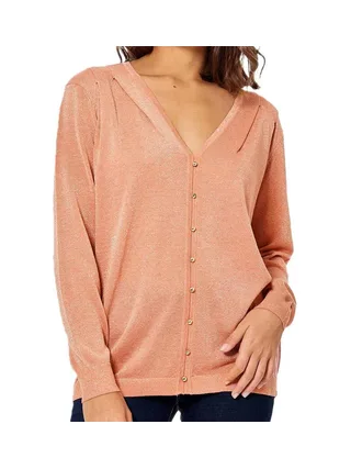 Pull Pailleté Corail Femme Kaporal Janee 1