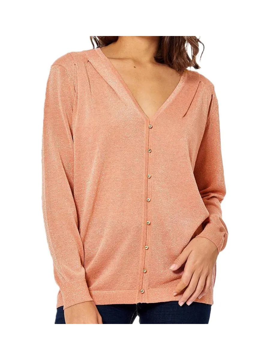 Pull Pailleté Corail Femme Kaporal Janee 2