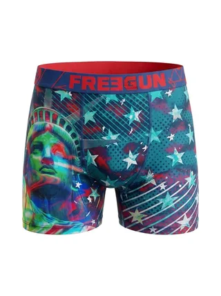 Boxer Bleu/Rouge Garçon Freegun Statue Liberté 1