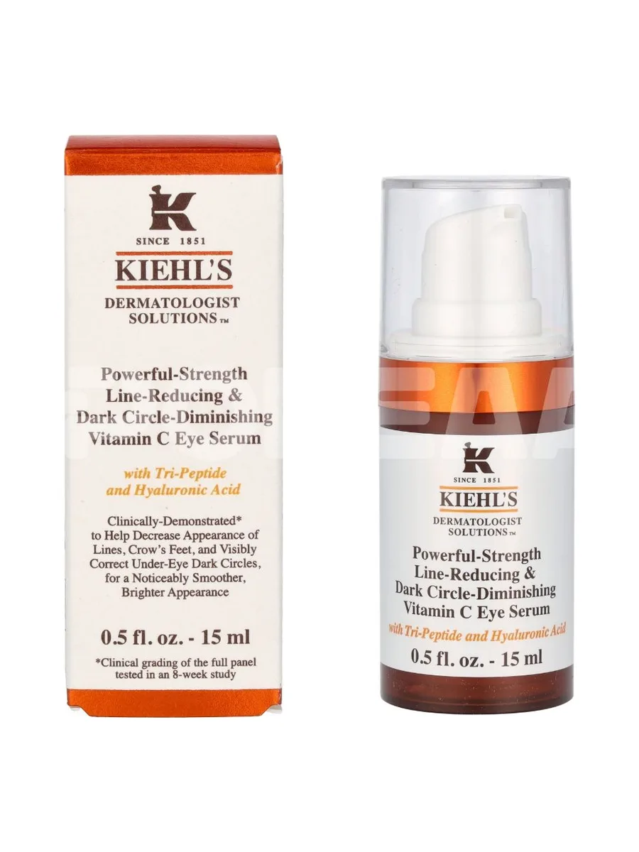 Kiehl's D.S. Powerful-Strenght Vitamin C Eye Serum 15ml - Line-Reducing & Dark Circle-Diminishing 1