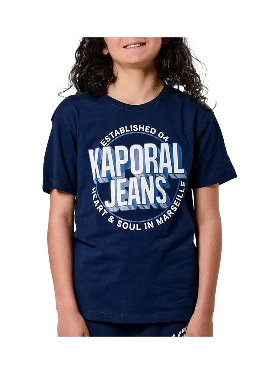 T-Shirt Marine Garçon Kaporal Otler 2