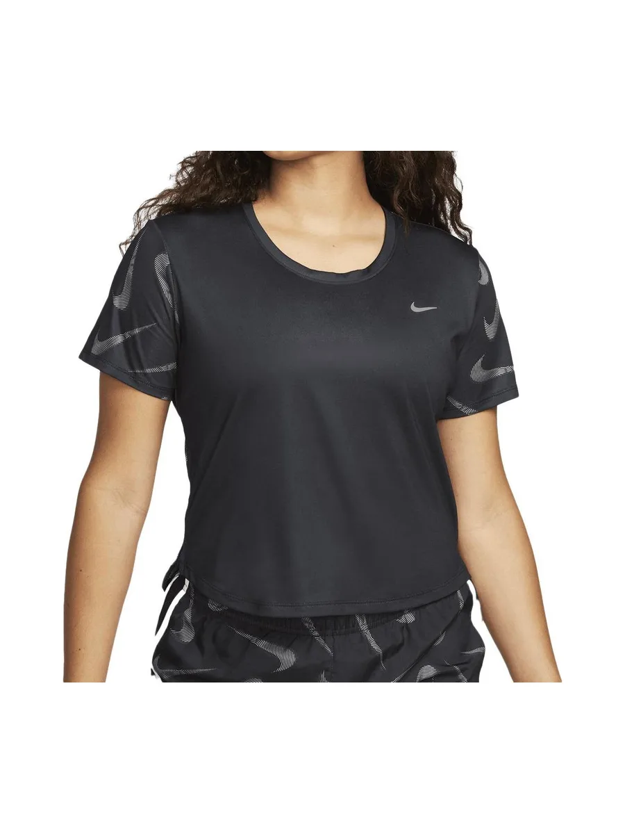 T-shirt Noir Femme Nike Swoosh 2