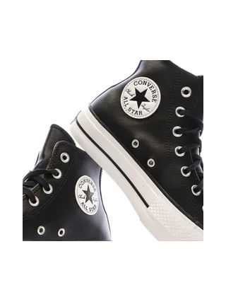 Baskets Noires Converse Femme Chuck Taylor All Star Lift 7