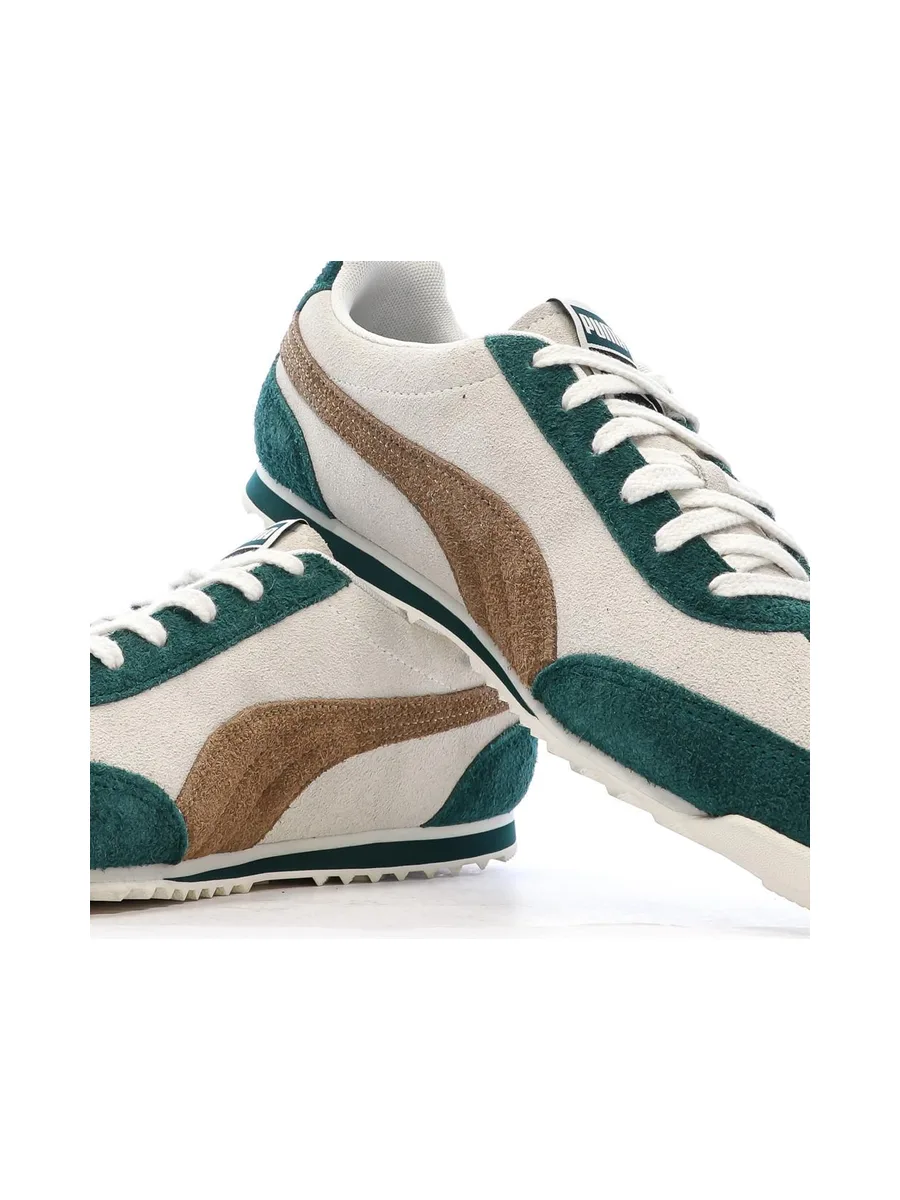 Baskets Vert/Beige Homme Puma Arizona Suede 8