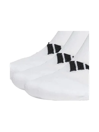 Lot de 3 paires de chaussettes Blanc/Noires Homme Adidas Cush 2