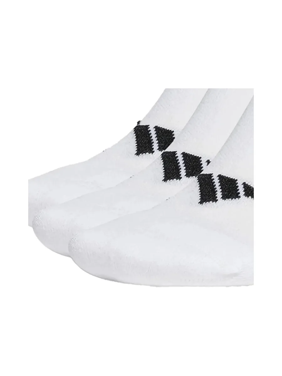 Lot de 3 paires de chaussettes Blanc/Noires Homme Adidas Cush 2