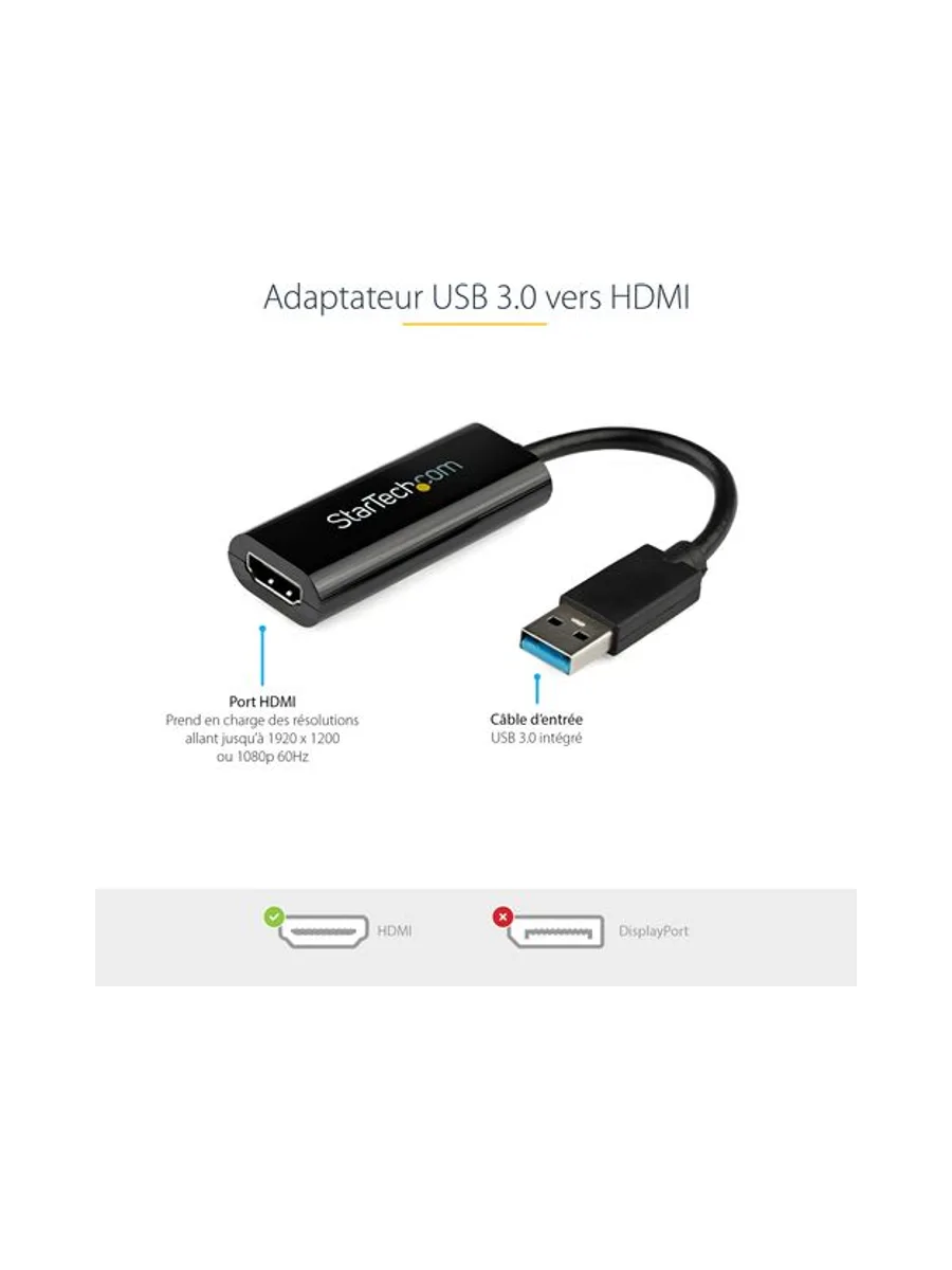 Slim USB 3.0 to HDMI External Video Card 5