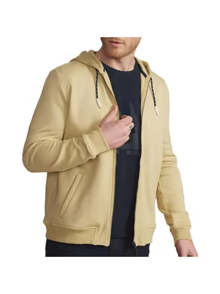 Sweat Zippé Beige Homme TBS JULINZIP 1