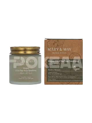 Mary & May Cica Tea Tree Soothing Wash Off Pack 125g 1