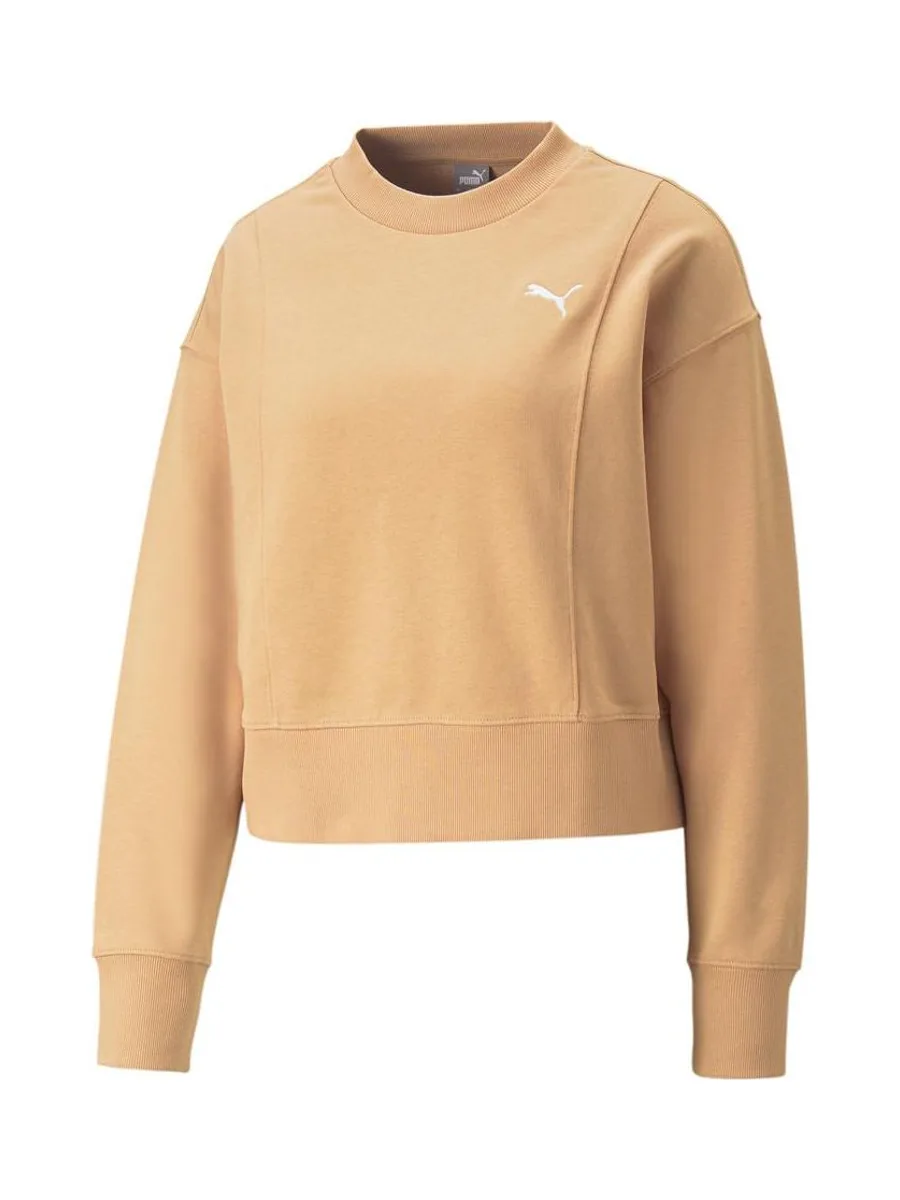 Sweat Beige Femme Puma Her Crew 1