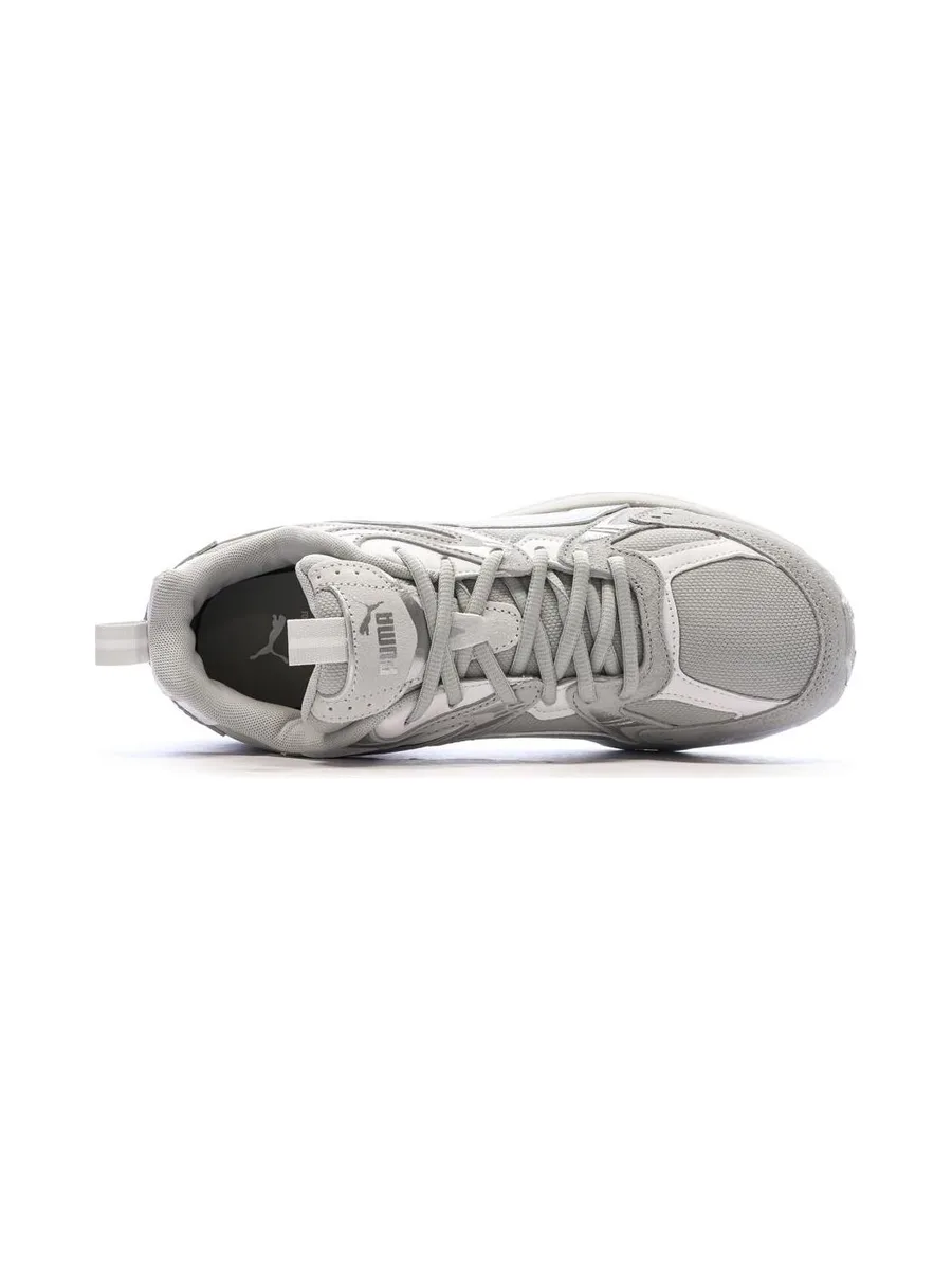 Baskets Grises Clair Homme Puma Milenio Tech Suede 5