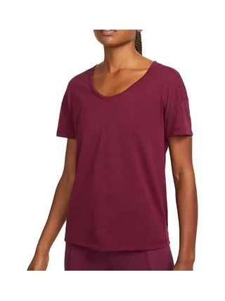 T-shirt Prune Femme Nike Lurex 1