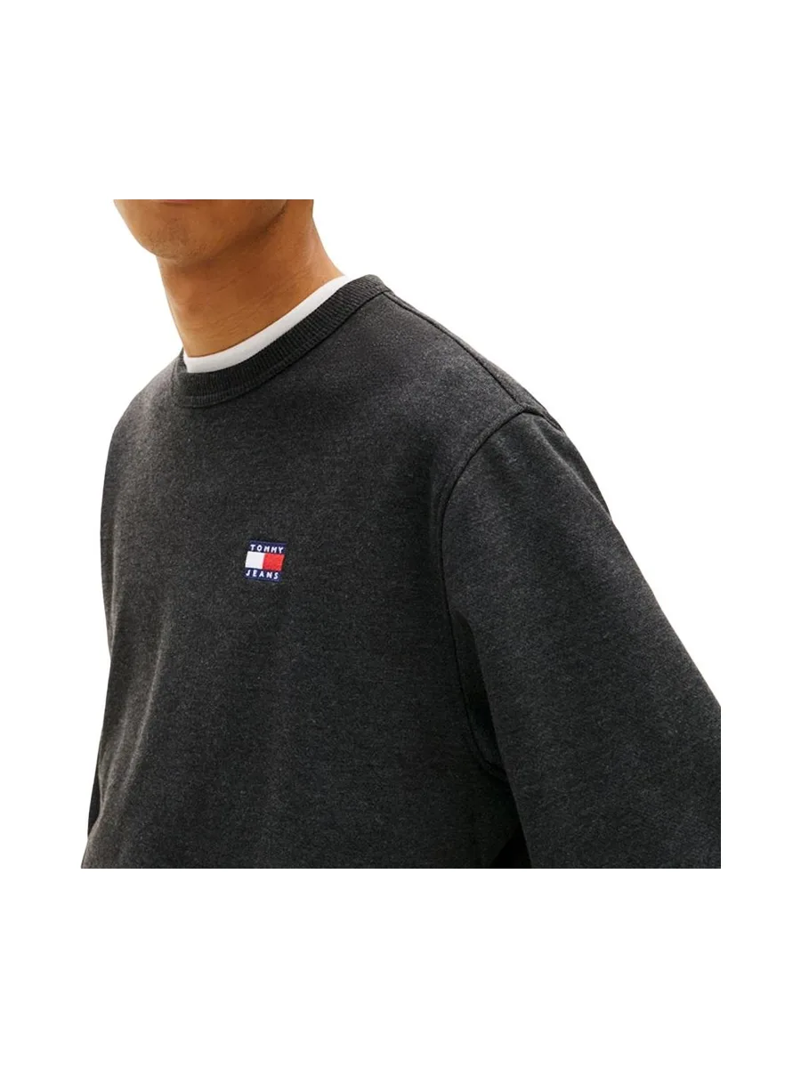 Sweat Noir Homme Tommy Hilfiger Badges 3