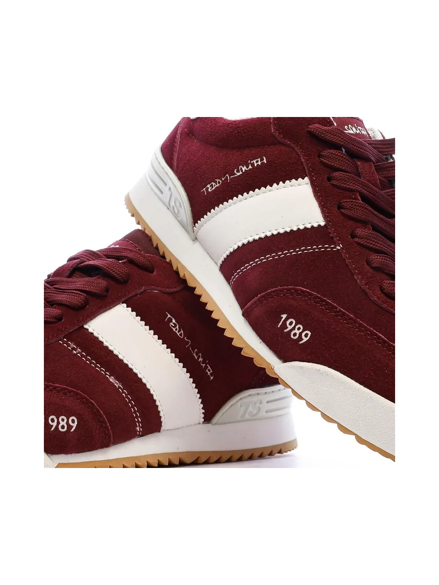 Baskets Bordeaux Femme Teddy Smith Sneakers 8