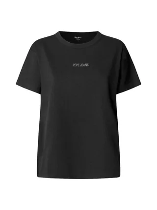 T-Shirt Noir Femme Pepe jeans Pjl L Nd 1