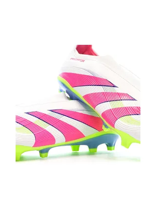 Chaussures de Foot Blanc/Rose Homme Adidas Predator League Ll FG/MG 7