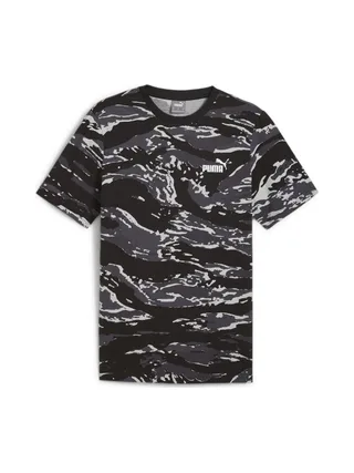T-Shirt Noir/Gris Homme Puma Camo 1