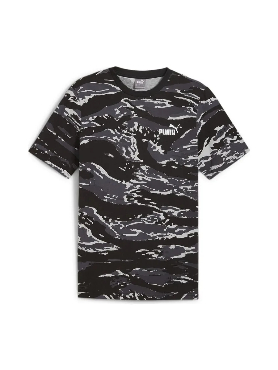 T-Shirt Noir/Gris Homme Puma Camo 2