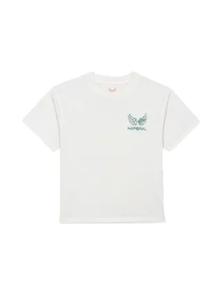 T-Shirt Blanc/Vert Garçon Kaporal Obar 1