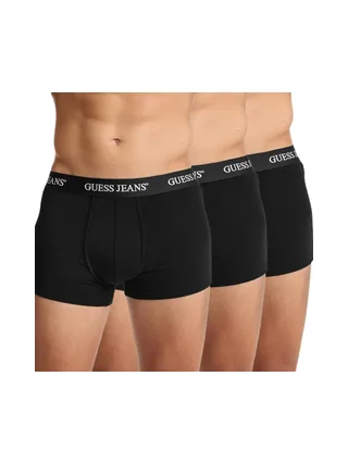 X3 Boxers Noir Homme Guess Trunk 1