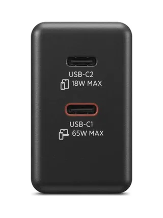 Lenovo Dual USB-C 65W GaN Charger Black 3