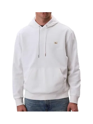 Sweat à capuche Blanc Homme Calvin Klein Jeans 350 1