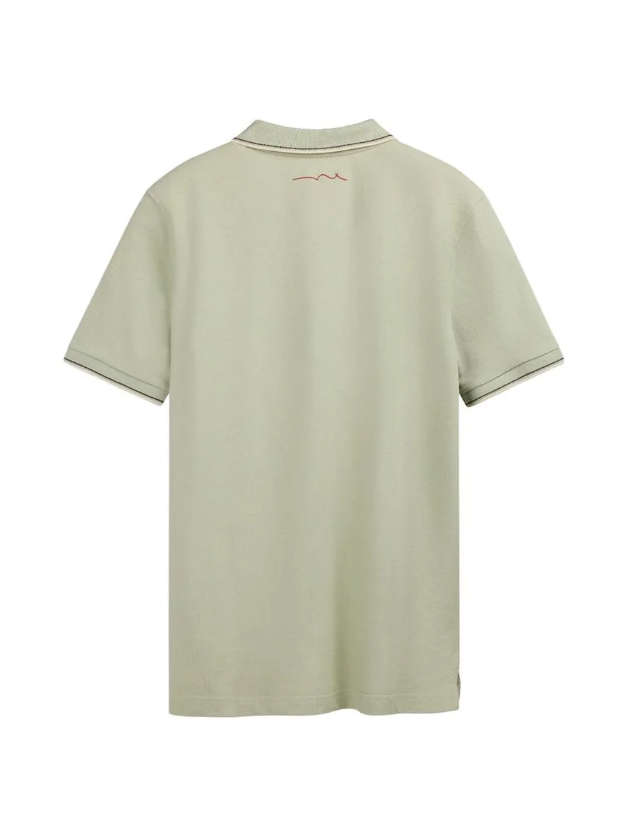 Polo Vert Pale Homme Teddy Smith Pasian 2 3