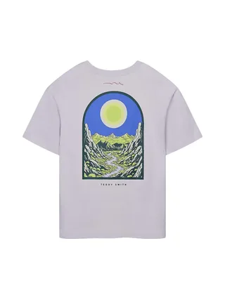 T-Shirt Violet Garçon Teddy Smith Anik 2
