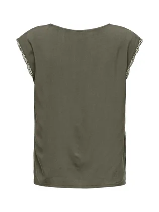 T-Shirt Kaki Femme Only Selina 2