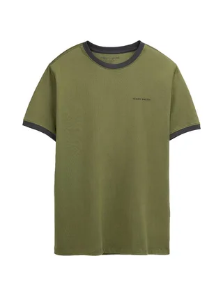 T-Shirt Vert Homme Teddy Smith Tee 21 1