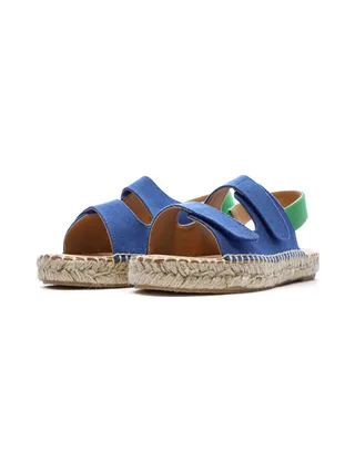 Sandales Bleu/Vertes Fille Pare Gabia Doris 6