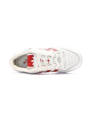 Baskets Blanches/Rouges Femme Adidas Forum Xlg 4